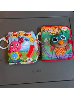 Lamaze Peek-a-Boo Forest Soft Activity Cloth BookS Baby Sensory Toy TOMY